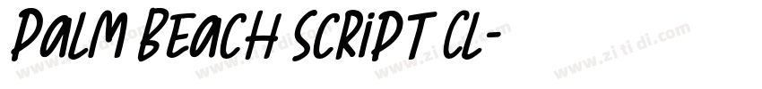Palm Beach Script Cl字体转换 Palm Beach Script Cl字体转换